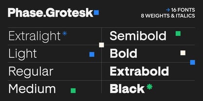 Phase Grotesk Font Poster 2