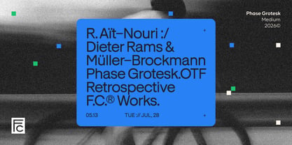 Phase Grotesk Font Poster 9