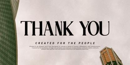 Hirama Font Poster 7