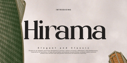 Hirama Font Poster 1