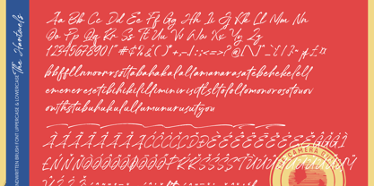 The Hantwels Font Poster 10