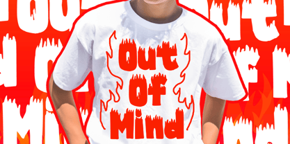 Hot Fire Font Poster 3
