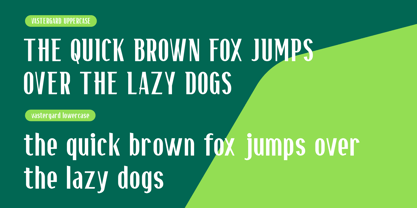 Vastergard Font Poster 4