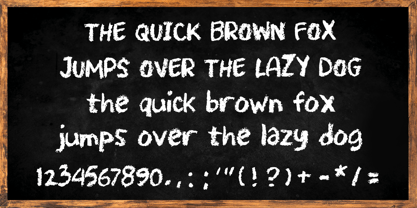 Happy Crayon Handwriting Font Poster 4