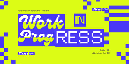 Genty Pixel Font Poster 10