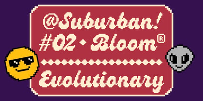 Genty Pixel Font Poster 13