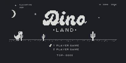Genty Pixel Font Poster 14