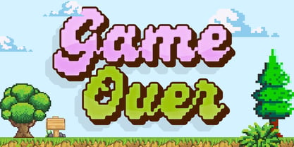 Genty Pixel Font Poster 9