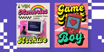 Genty Pixel Font Poster 6