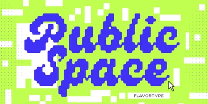 Genty Pixel Font Poster 12
