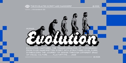 Genty Pixel Font Poster 11