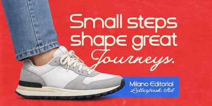 Milano Editorial Vintage Font Poster 3