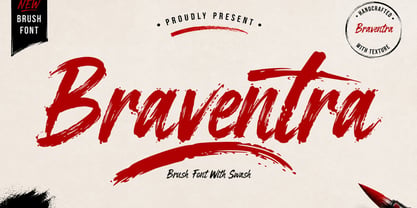 Braventra Font Poster 1