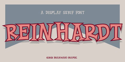 Reinhardt Font Poster 1