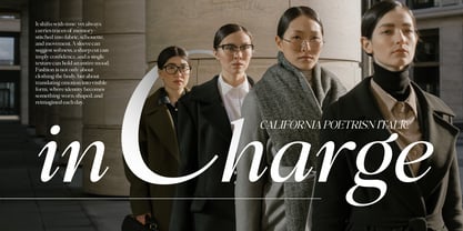 California Poetrisn Font Poster 10