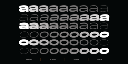 Auranix Expanded Font Poster 8