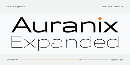Auranix Expanded Font Poster 1