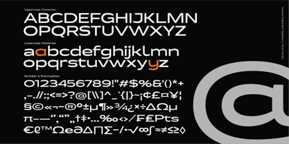Auranix Expanded Font Poster 9