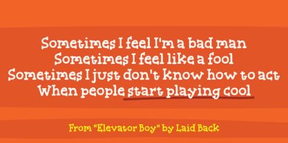 Start Playing Cool Font Poster 2