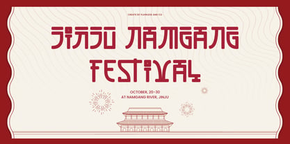 Bojagi Font Poster 2