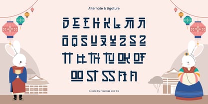 Bojagi Font Poster 8