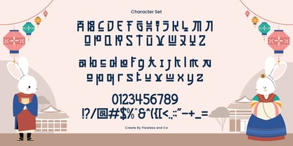 Bojagi Font Poster 7