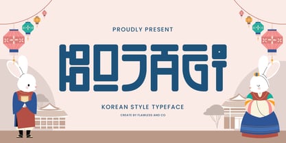 Bojagi Font Poster 1