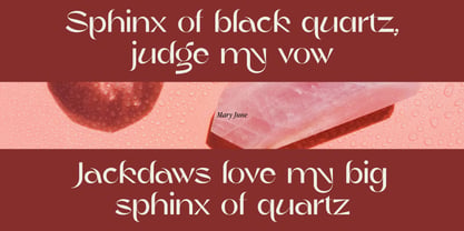 Mary June Font Poster 7