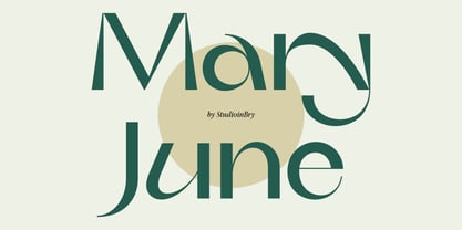 Mary June Font Poster 1