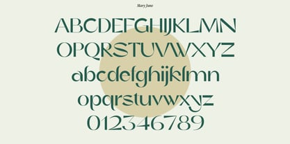 Mary June Font Poster 10