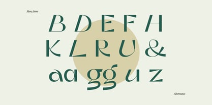 Mary June Font Poster 5