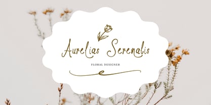 Wildflower Notes Font Poster 3