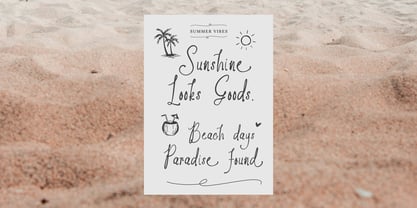 Wildflower Notes Font Poster 6
