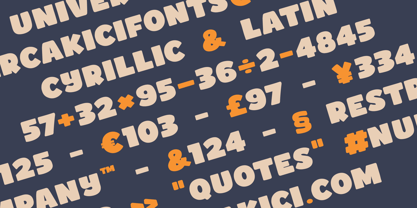 Ocsquid Font Poster 7