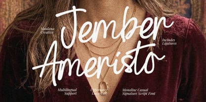 Jember Ameristo Font Poster 1