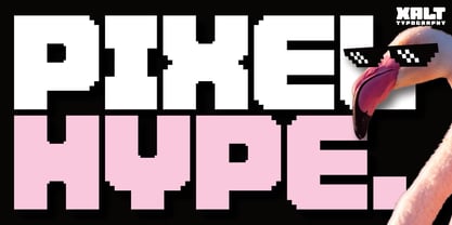 Pixel Hype Font Poster 1