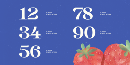 Rengid Afikan Font Poster 7