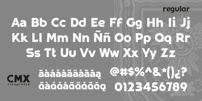 CMX Font Poster 6