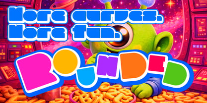 Alien Block Plus Font Poster 5
