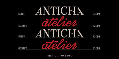 Anticha Atelier Font Poster 4