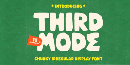 Third Mode Font Poster 1