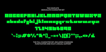 Boxvaulth Font Poster 7