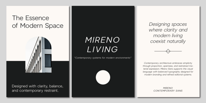Mireno Sans Font Poster 7