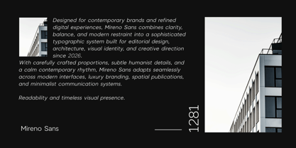 Mireno Sans Font Poster 9