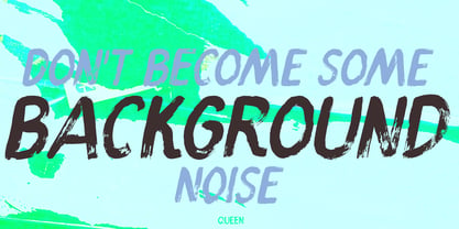 Evening Noise Font Poster 5