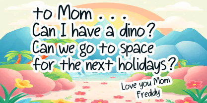 Paradise Handwriting Font Poster 3