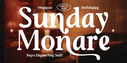 Sunday Monare Font Poster 1