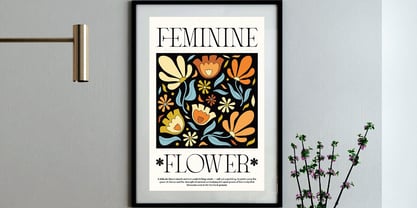 Elviante Font Poster 7