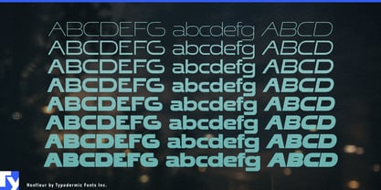 Honfleur Font Poster 5
