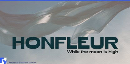 Honfleur Font Poster 1
